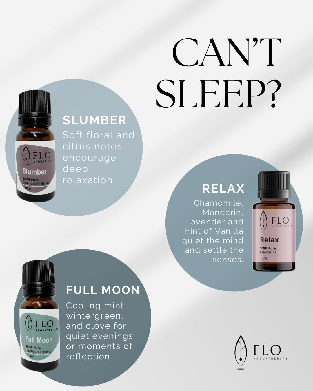 Can't Sleep essential oils post