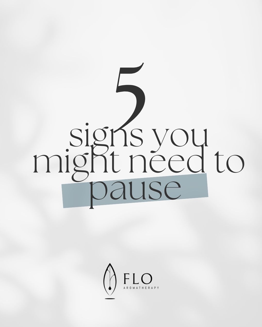 Signs You Need to Pause slide 1