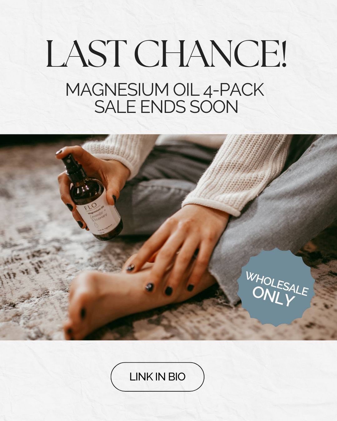 Magnesium Oil 4-Pack last chance